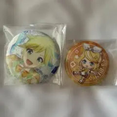 鏡音リン 鏡音レン 缶バッジ 2個