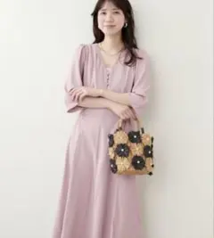 ナチュラルクチュール♡レトロ小花ワンピース