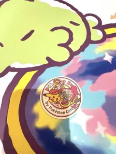 ピカチュウスイーツ　ステッカー　フーパ