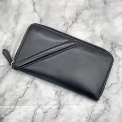 極美品】フェンディ 長財布 ダイアゴナル シャドー FF柄 ラウンド
