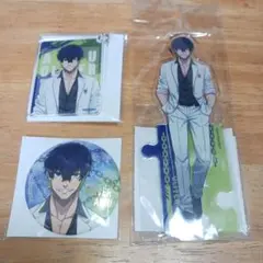 ブルーロック展 オリヴァ・愛空 アクリルスタンド 缶バッジ キーホルダー 3点