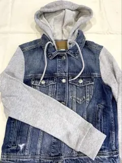 AMERICAN EAGLE フード付きデニムジャケット