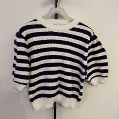 ZARA ザラ ボーダー ニット半袖