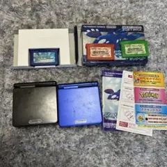 ゲームボーイアドバンス本体とポケモンソフト