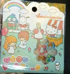 正規品 キティちゃん サンリオ おはじきシール キキララ ハンギョドンポチャッコ