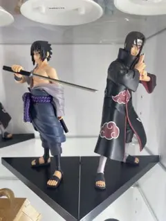 GIGO限定】NARUTO-ナルトフィギュア うちはサスケ・イタチ 2種セット