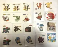 ポケモンパン デコキャラシール ステッカー セット