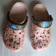 未使用★クロックス　W6★サンダル★ピンク系　トロイのサムネイル