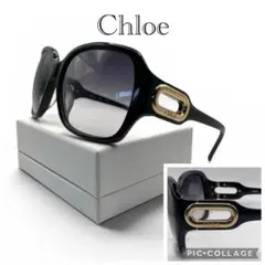 Chloe サングラス ブラック ゴールド　CE640SA Chloe サングラス ブラック ゴールド CE640SA - メルカリ