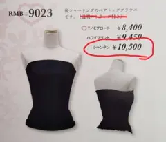 Alohan Standard ベアトップブラウス ブラック Sサイズのサムネイル