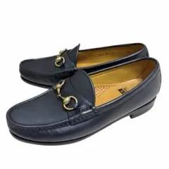 【美品】REGAL ビットローファー　ネイビー　24.5㎝