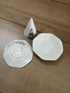 白い八角形皿と神具セット