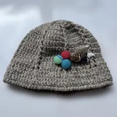 ハンドメイド　ニット帽