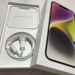 iPhone14 箱　ライトニングケーブル付き
