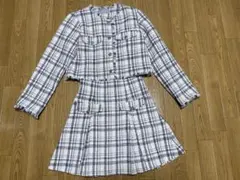 ジルスチュアート　ツイード　ジャケット　キュロット　セットアップ