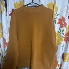 GAP マスタード クルーネック スウェット Lサイズ