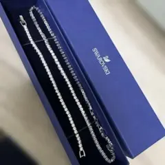 ⚠️値下げ中⚠️SWAROVSKI テニスブレスレット、ネックレス（セット売り）