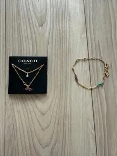 COACH 　ネックレス、ブレスレット２点セット