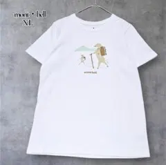 mont-bellアニマルプリント半袖Tシャツ白XL　美品のサムネイル