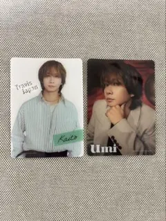 Travis Japan トラジャ　ストラベラーズ　中村海人　トレカ　セット