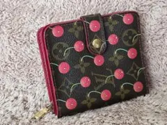 LOUIS VUITTON モノグラムチェリー コンパクトジップ 村上隆 財布