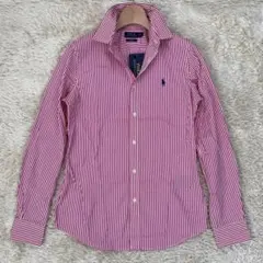 【未使用タグ付き】ポロラルフローレン ストライプシャツ サイズ6 M