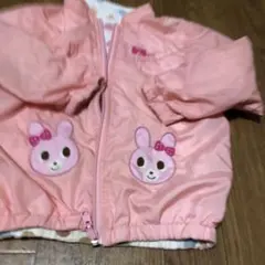 ミキハウス　ウサギ刺繍付きアウター