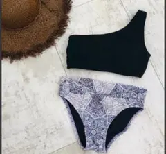 Defilious PEAK&PINE ワンショルダー ビキニ ブラック 水着のサムネイル