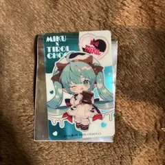 初音ミク　チロルチョコ　クリアカード