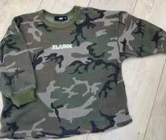 XLARGE エクストララージ　迷彩 長袖カットソー 90(S)