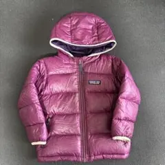 パタゴニア ダウン　キッズ　ベビー　2T 90 パープル