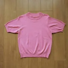 merlot メルロー ニットカットソー 春色 きれい色 ピンクのサムネイル