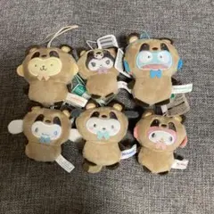 サンリオ　たぬきマスコット　6種コンプリートセット