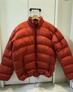 値下げ不可 patagonia ダウンジャケット オレンジ レッド 赤