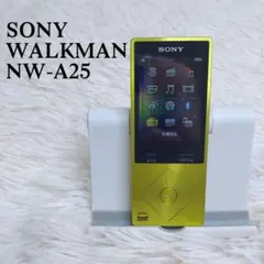 【美品】ウォークマンNW-A25 イエロー 16gb SONY Walkman A20 Series 16GB Hi-Res 2015 Lime yellow NW-A 25