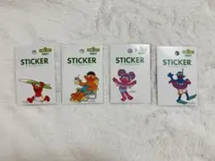 セサミストリート ステッカー4枚