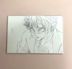 不死川実弥 伊黒小芭内 原画ポストカードセット C ワールドツアー