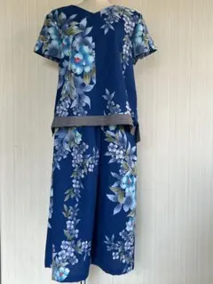 浴衣リップル反物〜リメイクロングワンピース 719 - メルカリ