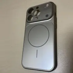 シルバー iPhone14proケース マグセーフ対応