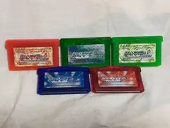 ポケットモンスター GBAソフト 5本セット