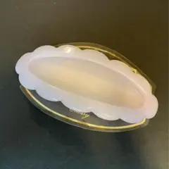 当時品　昭和レトロ　ヘアピン　ミルクカラー　バレッタ