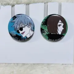 一番くじ　呪術廻戦　缶バッジ　家入硝子　五条悟　セット