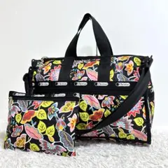 【美品】 レスポートサック DELUXE MED WEEKENDER 2way