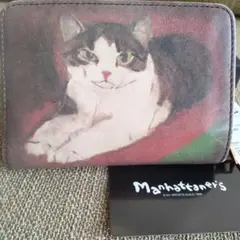 Manhattaner's 猫イラスト 二つ折り財布 1歳のフェデリコのサムネイル