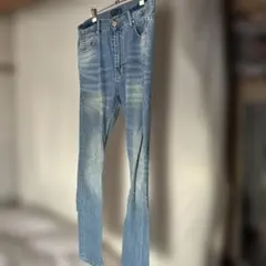 975 ZARAライトブルー ストレートデニムパンツ