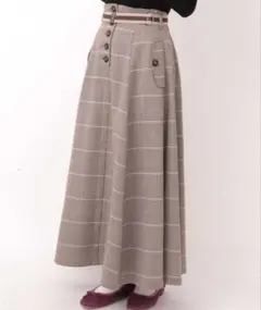 【one after another NICE CLAUP】 ロングスカート