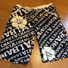 ALBA ROSA ロゴ ハイビ柄ハーフパンツ 光るロゴ レア ギャルのサムネイル