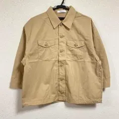 Johnbull ジョンブル 60コンパクトギャバジンミリタリーシャツ ブルゾン