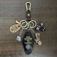 キーホルダー カラビナ アメカジ ストリート 古着 y2k シルバー ゴールド