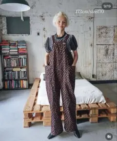 soft cheese しまむら　170cmサイズ　オーバーオール　花柄